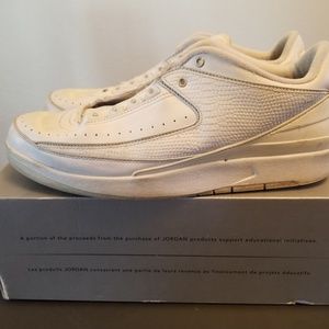 Jordan 2 Low. All white